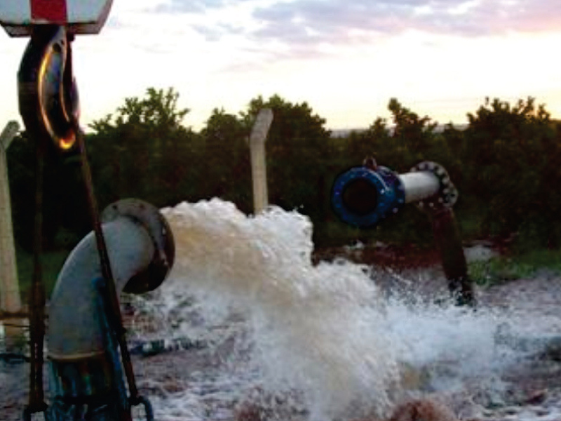 teste de vazão DAFE